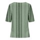 thumbnail image 5 of Tops de Lino para Mujeres Imprimir Suéter Cuello Redondo Manga Corta Superior Poliéster, Blusa de Moda Casual para la Primavera Y el Verano, 5 of 5