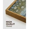thumbnail image 2 of Drsoum Vintage Coastal Wildflower Field Wall Prints Classic Retro Farmhouse Landscape Wall Art Rustic Decorations for Living Room Bedroom 8x10in Natural Framed, 2 of 5