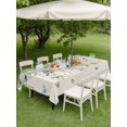 thumbnail image 4 of Outdoor Tablecloth with Umbrella Hole for Patio/Picnic/Party/Camping, Sage Green Eucalyptus Waterproof Table Cloth Rectangle Table Cover Washable, Weeping Botanical Leaves Linen (60"x 102"), 4 of 8