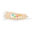 thumbnail image 2 of TEHAUX Wood Parrot Stand with Foot-Shaped Perch, Multi-Color, Easy to Install and Clean, Perfect for Cage, 2 of 6