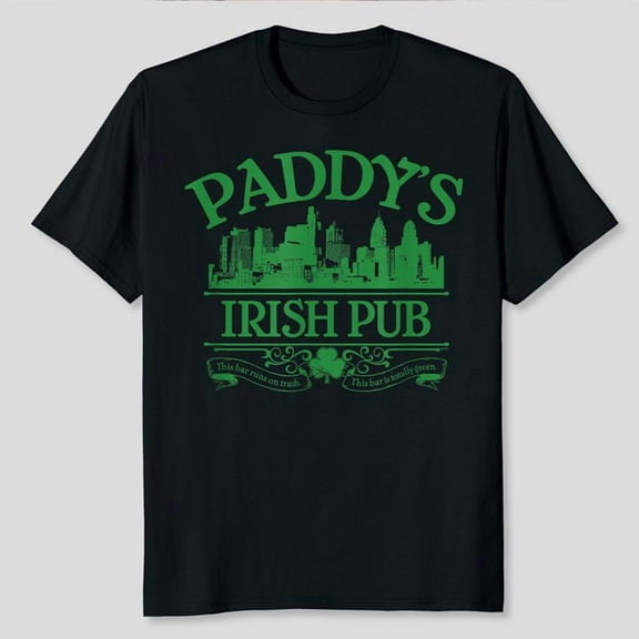 It's Always Sunny in Philadelphia Paddy's Logo & Philly T-Shirt, Men's And Women's Graphic Tee 100% Cotton by TBun, Full Sizes S-5XL