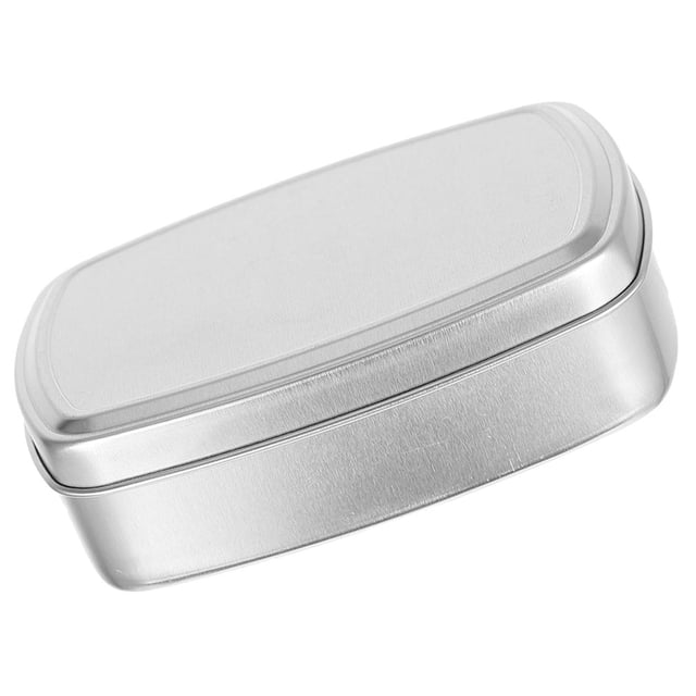 AURARMLET Jabón Metálico Plateado Para Guardar Barras Y Mantenerlas En Viajes