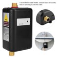 thumbnail image 4 of Kitchen Water Heater, Tankless Water Heater Kitchen Mini Water Heater, Dual-Use Electric Mini Tank For Kitchen US Plug 110V 3000W, 4 of 8