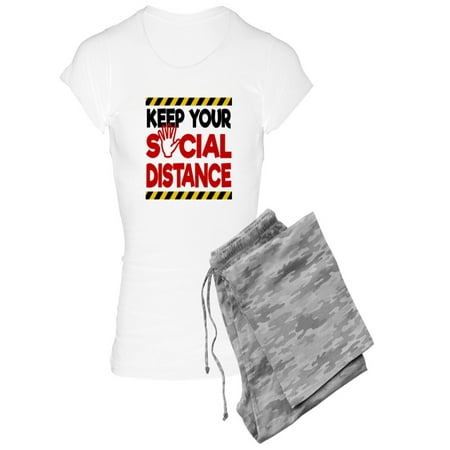 

CafePress - Coronavirus Keep Your Soc - Women s Light Pajamas