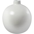 thumbnail image 6 of DecMode 17" Matte White Ceramic Vase, 6 of 12