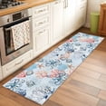 thumbnail image 2 of Blue Ocean 2'x6' Runner Rugs for Hallway Kitchen Bedside Non Slip Washable, Summer Coastal Beach Nautical Octopus Corals Entryway Rug Runners with Rubber Backing, Long Carpet Runner for Laundry Room, 2 of 8