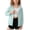01 Mint Green, variant on Girls Color Block UPF50+ Sun Shirt Zip Up Lightweight Summer Loose Sun Protection Jackets for 3-15 Years