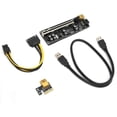 thumbnail image 3 of Cable vertical de Gpu, tarjeta vertical PCIE, cable de tarjeta estable para PC E, tarjeta de extensión PC E, diseño aerodinámico, 3 of 8