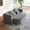 Grey, variant on 75" 2-in-1 Foldable Sofa Bed, Convertible Sleeper Foam Couch with Multi-Functional Blanket, Corduroy Floor Lounge Sofa for Living Room Bedroom Studio, Beige