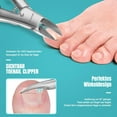thumbnail image 4 of Podiatrist Toenail Clippers, Professional Thick & Ingrown Toe Nail Clippers for Men & Seniors, Pedicure Clippers Toenail Cutters, Super Sharp Curved Blade Grooming Tool, 4 of 6