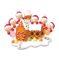 thumbnail image 5 of Personalized Gingerbread House Family of 6 Xmas Ornament 2024 - Gingerbread Christmas Decorations, 5 of 10