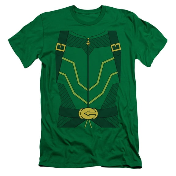 JLA Justice League Arrow Uniform S/S Adult 30/1 T-Shirt Kelly Green