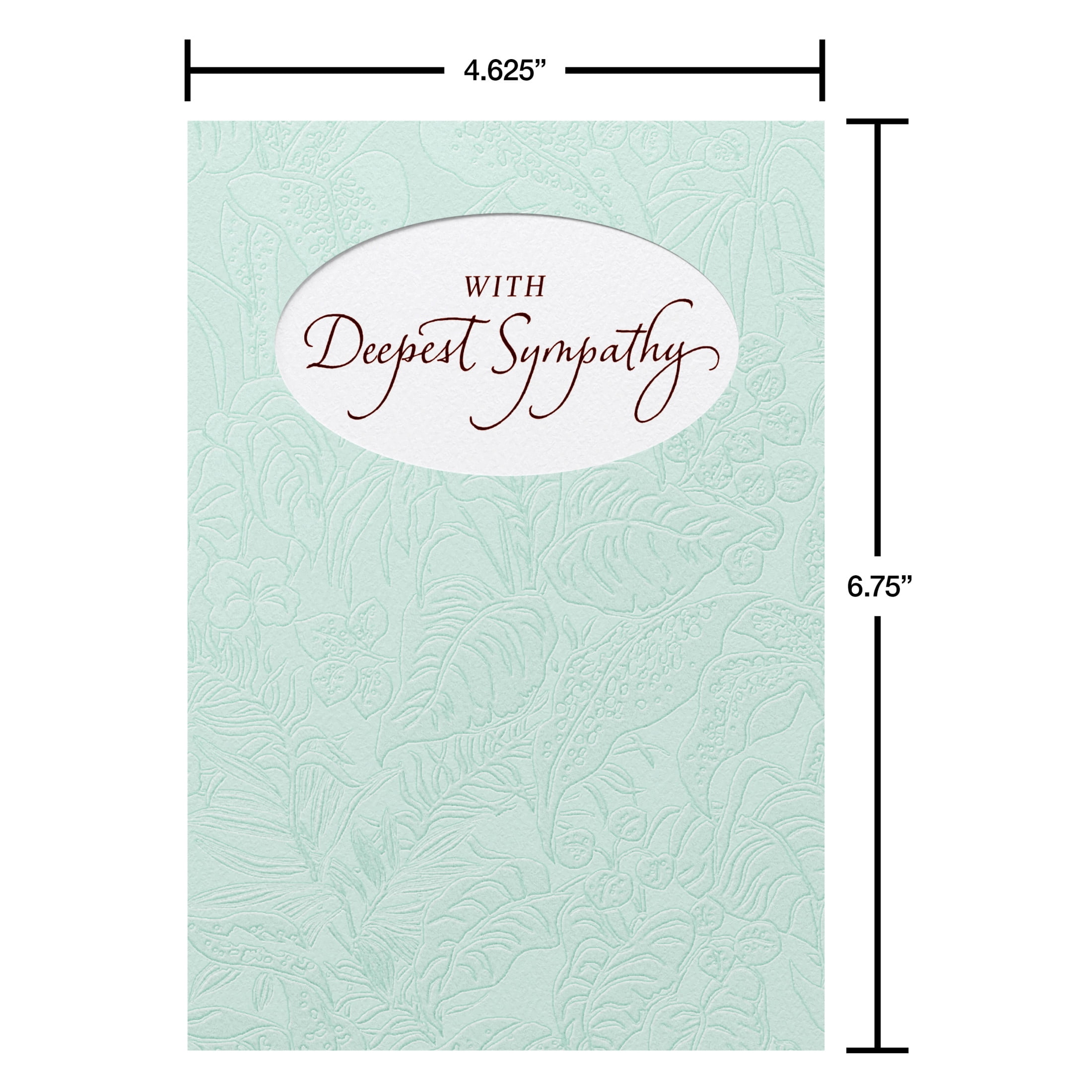 American Greetings Sympathy Card for Anyone (Perfect Words)