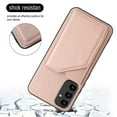 thumbnail image 5 of for Samsung Galaxy S21 FE Case with Card Holder,Wallet Case for Women Men with RFID Blocking, Durable Kickstand Shockproof Leather Magnetic Closure Phone Case for Samsung Galaxy S21 FE,Rosegold, 5 of 8