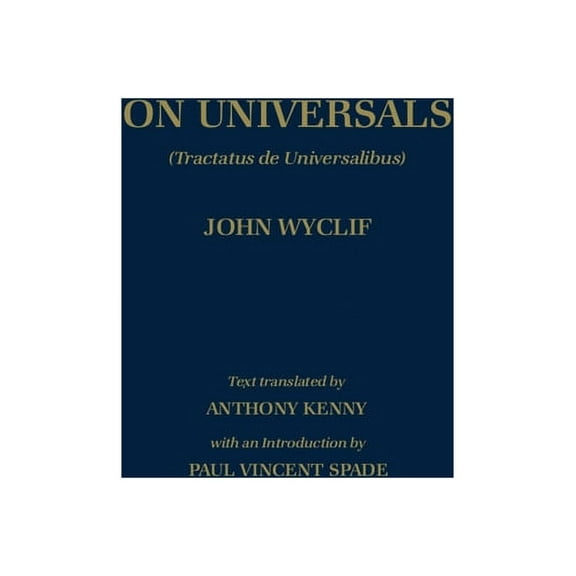de Universalibus: Volume 2: On Universals (English Translation), (Hardcover)