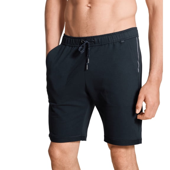 Men's Calida 27181 Remix Basic Cotton Stretch Lounge Short (Dark Sapphire XL)
