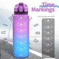 thumbnail image 3 of ZOUNICH BPA Free Water Bottle with Time Marker Leakproof Water Bottles for Kids 17oz, Dark Purple Blue, 3 of 6