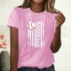 thumbnail image 2 of Blusa informal de manga corta con cuello redondo y estampado suelto de verano para mujer con estilo OAVQHLG3B Store  lin121212, 2 of 4