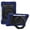 Darkblue, variant on SaniMore for Lenovo Tab M10 Plus 3rd Gen 10.6" 2022 (TB-125F/TB-128F) Case, 3 Layers Protection Cover with Rotating Stand Handle, Shoulder Strap Pen Holder Armor Silicone Tablet Case, Black