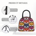thumbnail image 5 of Defioc Fox Face Print LunchBag for Women and Men - Leakproof Cooler Tote Bag Organizer - Reusable Lunch Box for Office/Picnic/Hiking/Beach, 5 of 6