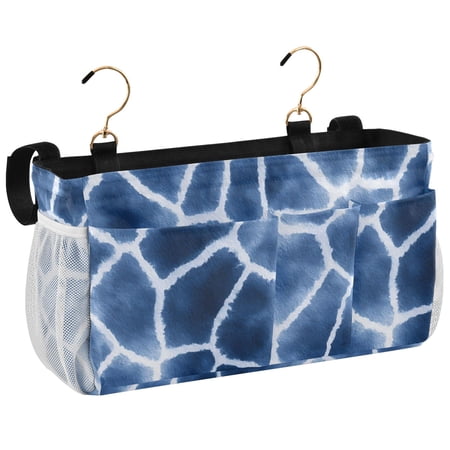 Ryvnso Bedside Caddy Lightning Giraffe Skin Bedside Storage Bag Hanging Organizer