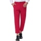 thumbnail image 1 of Pantalones de traje de negocios recortados para hombres Inspire Chic, corte recto, frente plano, talla 28, rojos, 1 of 7