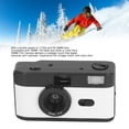thumbnail image 5 of NFTIGB 35MM Film Camera Reusable Lightweight Vintage Retro Camera Built-in Flash with 28MM F/8 Lens 1/120s Shutter Speed Portable Photography Student Festival Gift, Black and White, 5 of 9