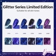 thumbnail image 2 of Set de esmaltes de uñas en gel modelones Cat Eye, 6 colores, 7 ml, 2 of 8
