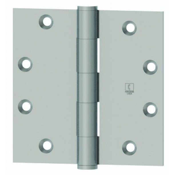 Hager 1191432D 4 x 4 in. Full Mortise Five Knuckle Standard Weight