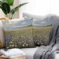 thumbnail image 2 of Waterproof Throw Pillow Covers Set of 2, 26x26 Inch Spring Floral Decorative Pillowcases Outdoor Pillow Slip Cushion Covers Set for Couch Tent Modern Oil Painting Botanical Farmhouse, 2 of 7