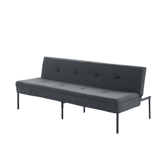 Futon Sofa Bed Twin Size Convertible Futon with 5-Position Adjustable Backrest Sturdy Metal Frame for Living Room Office Dorm