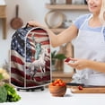 thumbnail image 3 of HELLHERO Horse and Statue of Liberty Design Protective Case with Handle Dustproof Coffee Machine Dust Cover for Kitchen Counter, 3 of 6