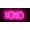 XOXO, variant on 11.81"x5.12" XOXO Neon Light Sign LED Night Lights USB Operated Decorative Marquee Sign Bar Pub Store Club Garage Home Party Decor