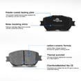 thumbnail image 3 of Front & Rear Ceramic Brake Pads for 2002 - 2006 Toyota Camry USA Built (Set of 8), 3 of 4