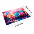 thumbnail image 3 of Wdhugt Kitchen Mat Cushioned Anti-Fatigue Floor Mat 15x23 Inches Colorful Bohemian Memory Flower Bath Rugs Non Slip Washable Waterproof Kitchen Mats Floor Comfort Mats for Sink Home Laundry Room, 3 of 6