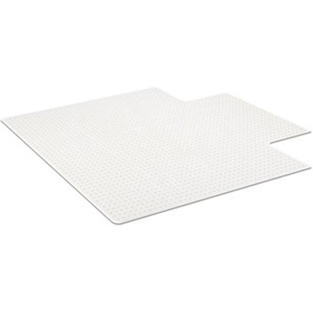 Tapis de Chaise Transparent à Poils Longs 36 x 48 Po