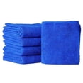 thumbnail image 1 of Creatine Cloth Microfiber Absorbent Cleaning Soft Car Auto 5Pcs Care Blue Wash Towels Parts & Accessories, 1 of 9