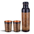 thumbnail image 3 of Verka Beverage Bottle and Glass Set- Floral, 3 of 5