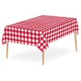 thumbnail image 2 of 108x 54Inch Checkered Tablecloth Rectangle - Waterproof & Wrinkle Resistant Gingham Spring Table Cloth for Outdoor Picnic, Kitchen and Holiday Dinner, 2 of 7