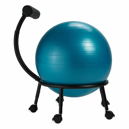 Gaiam Custom Fit Balance Ball Chair Exercise Stability Ball