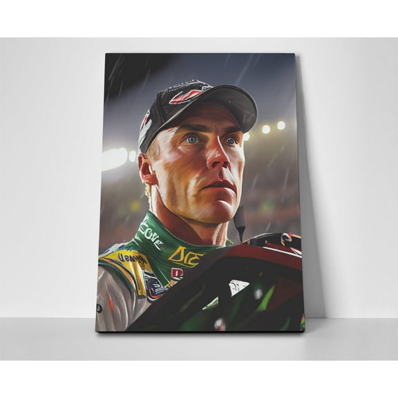 Kevin Harvick Nascar Poster or Wrapped Canvas