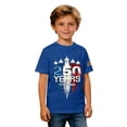 thumbnail image 4 of Kiijoy Boys USA 250Th Anniversary Graphic Tee Short Sleeve 4Th of July T-Shirt, Sizes 2-13, 4 of 4