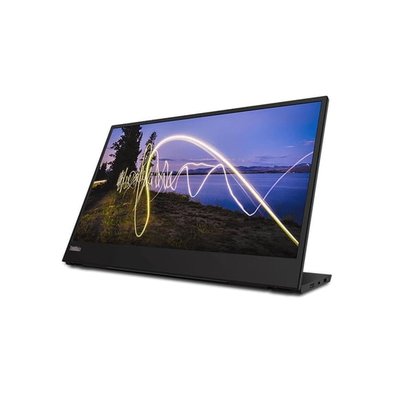 (Open Box) Lenovo ThinkVision M15 16" Class Full HD LED Monitor, 16:9, Raven Black