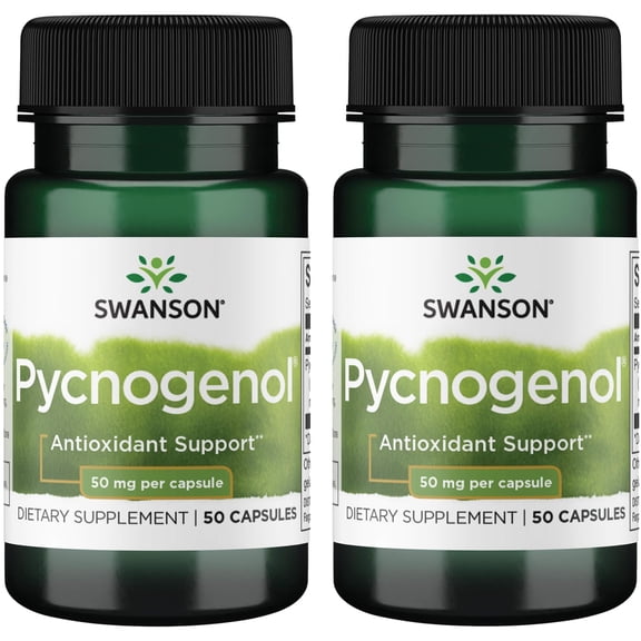 Swanson Pycnogenol 50 mg 50 Caps 2 Pack