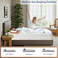thumbnail image 4 of Twin Mattress, 5 Inch Memory Foam Innerspring Hybrid Mattress in a Box, for Pressure Relief, Motion Isolation, 190cm L x 99cm W x 25cm H, 4 of 6