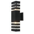 thumbnail image 1 of Lampara Arbotante Moderno De Pared Exterior Negra Cuadrada, 1 of 3