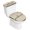 Black, Beige, White, variant on Beige Welcome Elastic Toilet Lid and Tank Covers Set, Modern Minimalist Black Striped Border Decorative Bathroom Decor, 2 Pcs Toilet Lid Cover and Toilet Tank Lid Cover with Elastic Bottom