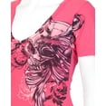 thumbnail image 6 of Archaic by Affliction Women's T-shirt Wager, 6 of 8