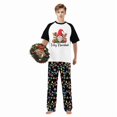 thumbnail image 3 of LuLiaMenton Feliz Navidad Gnomes White Matching Couples Christmas Pajamas Short Sleeve, 3 of 5