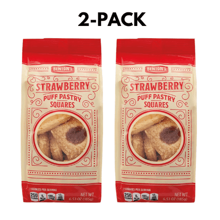 Benton s Strawberry Puff Pastry Squares 2-Pack Benton s Strawberry Puff Pastry Squares 2-Pack